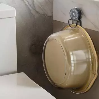 Крючки на присосках для ванной комнаты Настенная полка для хранения вещей Вешалка для ванной Крючок для раковины Домашняя кухня Настенные крючки для ванной комнаты чёрный