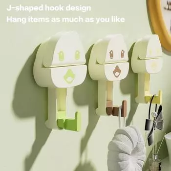 Крючки на присосках Мощный вакуумный водонепроницаемый присоска Крючок Вешалка для ванной комнаты Кухонные полотенца Настенный крючок Держатель для хранения Организация 3
