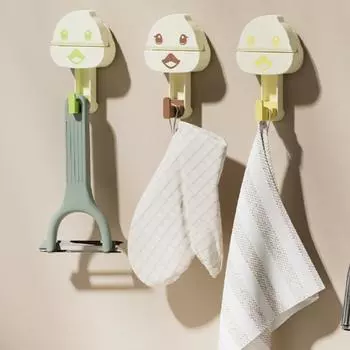 Крючки на присосках Мощный вакуумный водонепроницаемый присоска Крючок Вешалка для ванной комнаты Кухонные полотенца Настенный крючок Держатель для хранения Организация зелёный