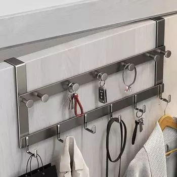 Крючки над дверью для дома, ванной комнаты, органайзер для одежды, пальто, шляпы, полотенца, вешалка для ванной, кухонные принадлежности, держатель для двери