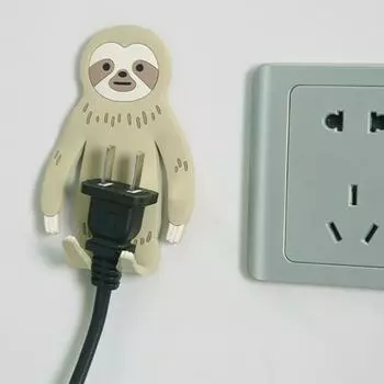 Крючки с мультяшными животными, очаровательные ежики, панды, пингвины, мощные липкие крючки без ногтей для кухни, ванной комнаты, двери, подвесные крючки Hedgedog