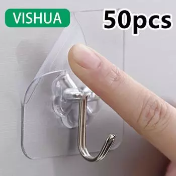 Крючки самоклеящиеся универсальные VISHUA 10/20/50шт. 10pcs