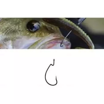 Крючок-червяк Daiwa DAIWA bass, крючок-червь, SS, разные 2 0, EWOS, очень широкий, со смещением