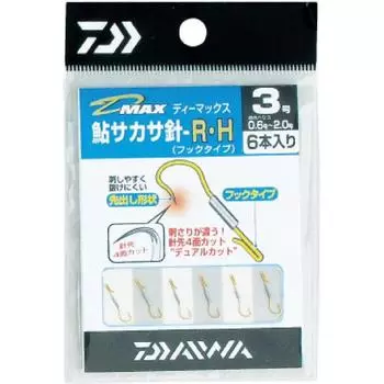 Крючок Daiwa D MAX Ayu Sakasa Needle R H3 614634 Рыболовный крючок
