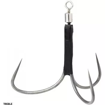 Крючок Daiwa с зеркальным зубом SS ballasilest тройной 1 0