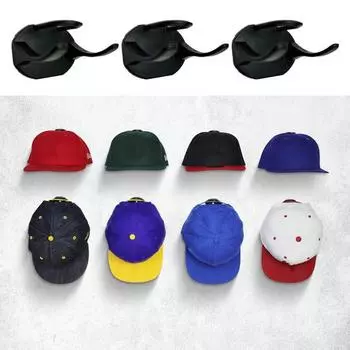 Крючок для бейсбольной шляпы, прочный, несущий, водонепроницаемый, простой в установке, держатель для ковбойской шляпы, настенный органайзер, товары для дома чистый