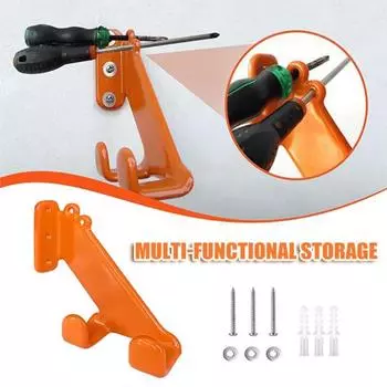 Крючок для бензопилы, настенное крепление, грузоподъемность 150 фунтов, нержавеющая сталь, простая установка