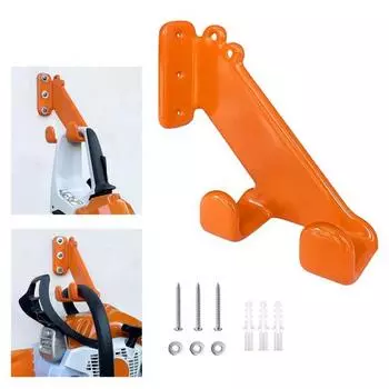 Крючок для бензопилы, настенное крепление, грузоподъемность 150 фунтов, нержавеющий, простая установка, прочный