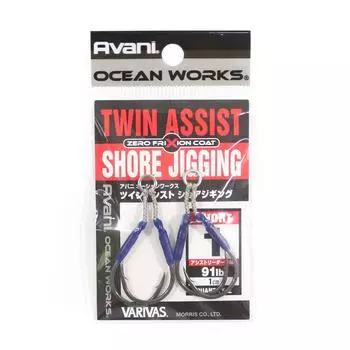 Крючок для береговой отсадки Varivas AH-75 Ocean Works, короткий, размер 1 (4681)