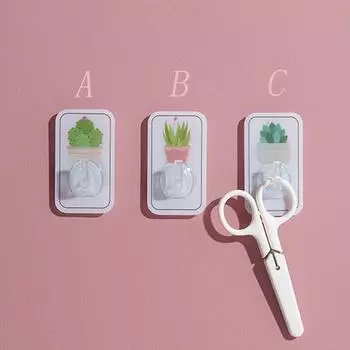 Крючок для ботанического сада, бесследная липкая вешалка для одежды