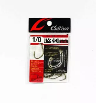 Крючок для червей Owner B-75 Wacky, размер 1/0 (9867)