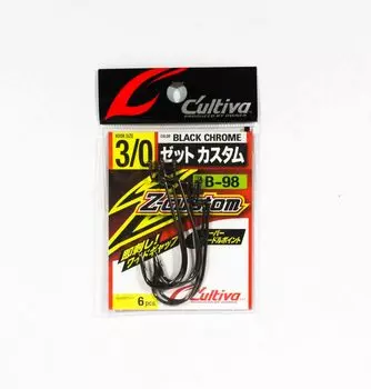 Крючок для червячков Owner B-98 Z, нестандартный размер 3/0 (4397)