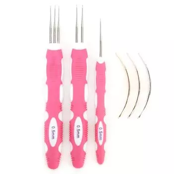 Крючок для дредов 0,5 мм Быстрое плетение Износостойкий Длительный срок службы Дреды тоже переплетены