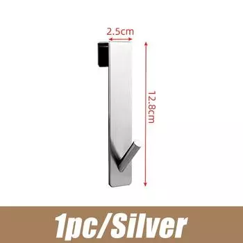 Крючок для двери душа из нержавеющей стали S-образный держатель вешалка для стеклянной двери душевая вешалка для полотенец Аксессуары для ванной комнаты