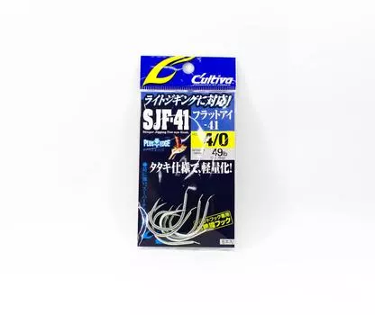 Крючок для джиггинга Owner SJF-41 TN Stinger, размер 4/0 (0134)