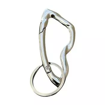 Крючок для ключей Прочный Пружинный механизм Ручной работы Плетеный кулон Ручной работы Вращающийся Веревочный крючок Аксессуар для ключей