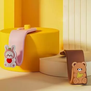 Крючок для кошелька в машину, портативный мультяшный крючок для автомобильного сиденья, крючок для подголовника автомобиля, вешалки для хранения вещей в машине, крючки-органайзеры для автомобильных сидений для украшения