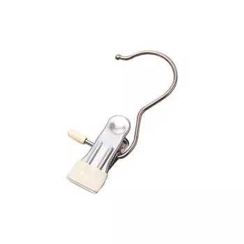 Крючок для крепления, Компактный крючок для одежды Organiz Зажимы для одежды из нержавеющей стали с крючком Органайзер для стирки Портативная подвесная клипса Стойка для гардероба Эффективно One Size бежевый