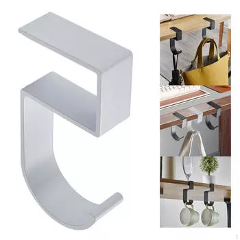 Крючок для настольной вешалки, крючок для офисной сумки, портативный металлический крючок, крючок для рюкзака, сумочка для сумочки чёрный