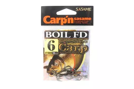 Крючок для наживки Sasame F-503 Boil FD, размер 6 (1828 г.)