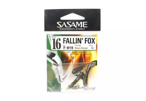 Крючок для наживки Sasame F-819 Falling Fox, размер 16 (5780)