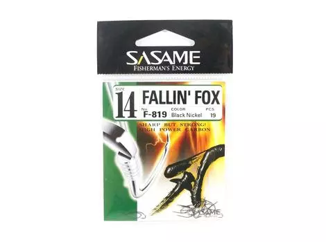 Крючок для наживки Sasame F-819 Falling Fox, размер 14 (5803)