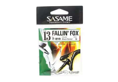 Крючок для наживки Sasame F-819 Falling Fox, размер 13 (5810)