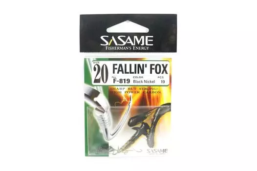 Крючок для наживки Sasame F-819 Falling Fox, размер 20 (5766)