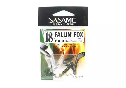 Крючок для наживки Sasame F-819 Falling Fox, размер 18 (5773)