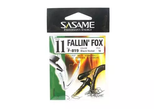 Крючок для наживки Sasame F-819 Falling Fox, размер 11 (5834)