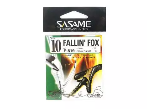 Крючок для наживки Sasame F-819 Falling Fox, размер 10 (5841)