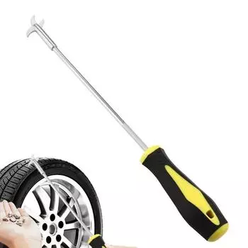 Крючок для очистки шин Инструмент для удаления камней из шин Многофункциональный прочный сверхмощный инструмент для удаления камней из автомобильных шин чёрный