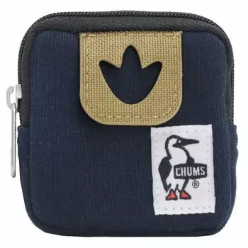 Крючок для очков, монетница, нейлоновый чехол для мужчин [Chums] CH60-3650 темно-синий/бежевый