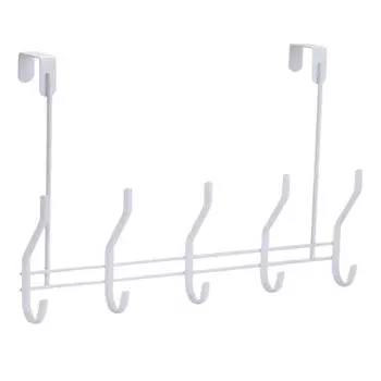 Крючок для одежды, дырокол, экономия места, утюг, вешалка для одежды в прихожей, вешалка для шляп, вешалка для ванной комнаты белый