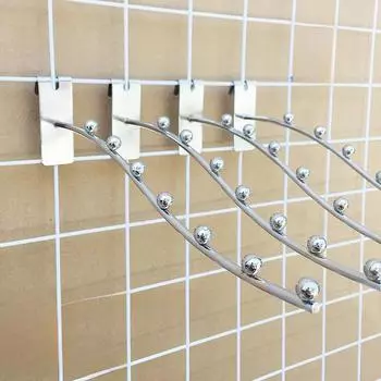 Крючок для одежды из сетки супермаркета с семью изогнутыми бусинами 5-bead hook