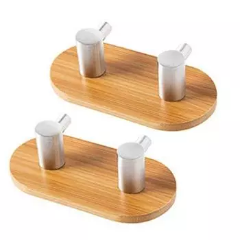 Крючок для одежды, крючки для халата сзади с самоклеящейся лентой сильной вязкости, 2 шт.