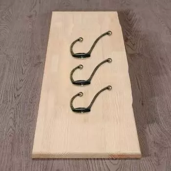 Крючок для одежды, винтажная прочная бронзовая вешалка из цинкового сплава с двойной ножкой для шкафов бронзовый