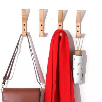 Крючок для пальто, прочная уникальная форма, деревянные вешалки для домашней одежды для кухни цвет старого дерева