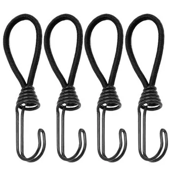 Крючок для палатки из эластичного шнура, двойной крючок, крючок для веревки, крючок для палатки, растяжка, зажим для брезента, фиксированная установка, для наружного использования, для кемпинга, ветрозащитная конструкция, металлический набор