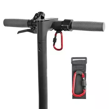 Крючок для передней ручки для электросамоката Xiaomi M365 Pro Pro 2 Mi3 1S, крючок для подвешивания, органайзер, крючки для сумок, многофункциональные крючки красный