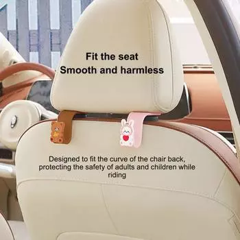 Крючок для подголовника автомобильного сиденья, сверхмощный многофункциональный органайзер на спинку сиденья, вешалка для автомобиля, аксессуары для салона автомобиля Rabbit