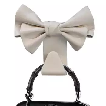 Крючок для подголовника автомобиля Крючки для сумочки автомобиля Крючок для держателя ключей в виде банта Вешалка Симпатичные вешалки для подголовника автомобиля Крючки для автомобиля Креативный автомобиль коричневый