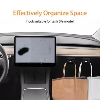 Крючок для подголовника автомобиля, прочные аксессуары для интерьера, вешалка для хранения автомобиля, органайзер