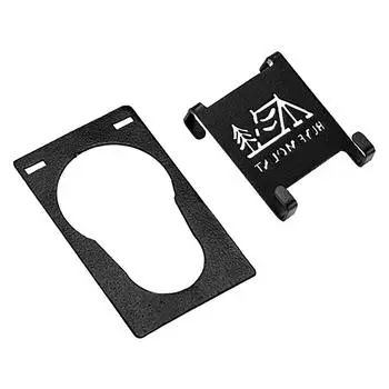 Крючок для подвешивания газового баллона, подставка для походного стола, крючок для газового баллона, зажим для подвешивания газового баллона, инструмент для кемпинга чёрный