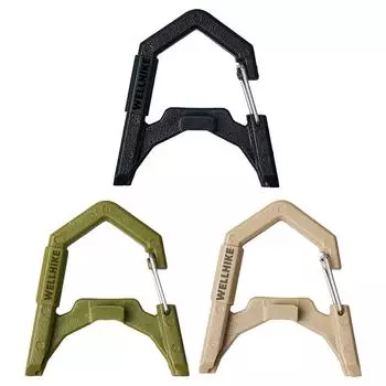 Крючок для подвешивания лампы в палатке GZ, карабин для фонаря, пряжка для кемпинга, рыбалки на открытом воздухе чёрный