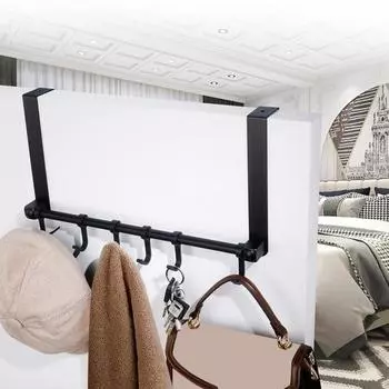 Крючок для полотенец, влагостойкий для хранения, износостойкий, полезный держатель для ключей, вешалка для одежды, товары для дома чёрный