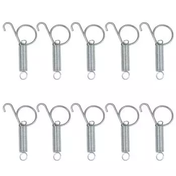 Крючок для пружины двери клетки 10 шт. металлические крючки для пружины прочная натяжная фиксирующая пружина для проволочных клеток для кроликов/птиц/хомяков S/L S