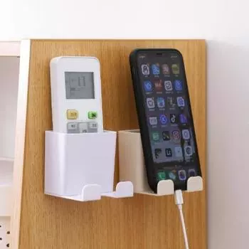Крючок для пульта дистанционного управления телевизором, клейкий органайзер, подставка для хранения телефона, держатель, вешалка, инструмент белый