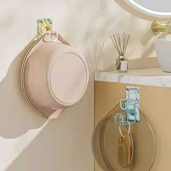 Крючок для раковины, полка для хранения раковины, полка для хранения в ванной, подвесная раковина, артефакт, неперфорированный настенный крючок для унитаза