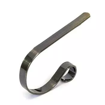 Крючок для рождественских носков, гальванизированный металл, устойчивый к ржавчине, прочный, изысканный цвет, глянцевая поверхность чёрный